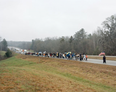 U S Highway 80 between Selma and Montgomery Alabama 2015